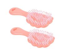 DECOMELODY PET Grooming Brush for Small Dogs 2pcs Cloud Shaped Shedding Comb Comfortable Handle Ergonomic Design PET Hair Cleaner Tool