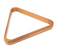 DECOMELODY Pine Wood Billiard Ball Rack Triangle Frame Pool Snooker Table Accessory Organizer for Standard Balls