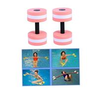 DECOMELODY Pink EVA Water Dumbbell for Swimming and Yoga Lightweight Floating Aquatic Exercise Equipment for Men and Women Low Absorption for Pool Workouts