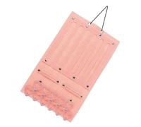 DECOMELODY Pink Felt Hair Bow Holder Organizer Hanging Hair Accessory Storage Display for Girls Room Decor or Door Neatly Organize and Headbands