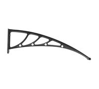 DECOMELODY Plastic Steel Awning Support Bracket for Outdoor Rain Cover Lightweight Curved Rain Cover Holder for Garden Patio Window Canopy Easy to Install Replacement Bracket