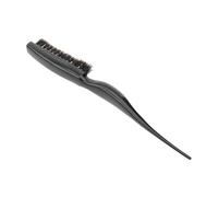 DECOMELODY Plastic Teasing Brush Boar Bristles for Salon Styling Hair Teaser for Hair Types for Professional and Home Use