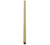 DECOMELODY Polished Brass Threaded Rod for Lamp Fixtures, Sturdy Copper Hollow Pipe with Double External Threads, for DIY Lighting Projects and Easy Cable Management in Residential Use