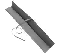 DECOMELODY Portable Drumstick Bag with Deep Grey Fabric, Drum Stick Organizer and Holder for Percussion Mallets and Brushes, Compact Drum Stick Storage Pouch for Drummers on The Go