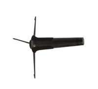 DECOMELODY Portable Folding Soprano Saxophone Stand Sax Display Holder B-key with Firm and Stable Plastic and Iron Construction for Home or Studio Use