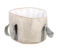 DECOMELODY Portable Foot Soaking Basin Travel Foot Bath Water Bag Foldable Easy to Carry Large Capacity Peva Waterproof Membrane Aluminum Film Insulation Cotton for Fishing Hiking