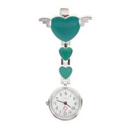 DECOMELODY Portable Glass Nurse Watch Metal Large Pocket Dial with Alloy and Pendant Design, Stylish and Pretty Hanging Fob Watch for Professionals and Nurses