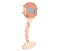 DECOMELODY Portable Hanging Fob Watch Chic Alloy Nurse's Watch with Date Display Good Hand Feel Treatment for Doctors and Nurses Birthday Decor