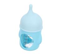 DECOMELODY Portable Kitten and Puppy Milk Feeder Bottle with Feeding Scale Lightweight Safe Nursing Bottle for Newborn Pets and Animals Easy to Clean and Maintain