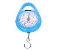 DECOMELODY Portable Mini Spring Hanging Scale with Hook Compact Mechanical Luggage Weight Scale for Travel Kitchen and Body Weight Measurement Easy Operation Design