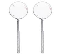 DECOMELODY Portable Optical Lens Cylinder Cross Cylinder Tool 50 Degree 2pcs Set for Professional Eye Examination and Optometry Use