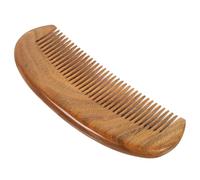 DECOMELODY Portable Retro Verawood Massage Comb with Carved Design for Scalp Relaxation Detangles All Hair Types Reduces Breakage Static Natural Wood Hair Comb for Stress Relief