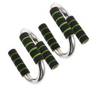 DECOMELODY Portable S-shaped Push-up Bars for Men Women Non-slip Push-up Frame with Multipoint Gravity Distribution Chest and Arm Muscle Fitness Equipment for Home Gym Workout Random Color