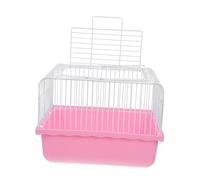 DECOMELODY Portable Small Birdcage for Travel and Home Use Lightweight Bird Carrier for Lovebirds Parakeets and Small Animals Easy to Clean and Versatile Design