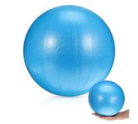 DECOMELODY Portable Small Pilates Ball for Core Stability and Balance Training Non-slip PVC Workout Ball for Home Gym and Fitness Exercises