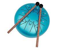 DECOMELODY Portable Tongue Drum Stainless Steel Handpan Percussion Instrument Drum for Beginners Sound Healing Meditation