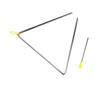 DECOMELODY Portable Triangle Instrument for Percussion with Bright Sound Creative Music Education Tool for Early Learning and Dance Bands
