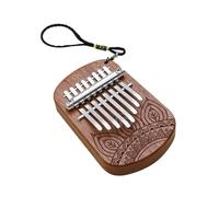 DECOMELODY Portable Wooden Kalimba Thumb Piano Musical Instrument for Beginners Family Outdoor Party Relaxation