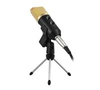 DECOMELODY Professional Condenser Microphone with Angle Adjustment and Reverberation Echo Function, for Sound Recording and Broadcasting Suitable for Voice-over Sound and Radio Broadcasting