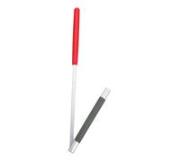 DECOMELODY Professional Guitar Fret Polishing File Red Ergonomic Fretboard Repair Tool for Acoustic Electric Bass Guitars Accurate Leveling and Beveling Maintenance