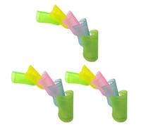 DECOMELODY Protective Covers Color Flute and Portable Lightweight Abs Material Film Protectors 15pcs Assorted Colours Fresh Style Suitable for Musical Instrument Protection for Bamboo Flute