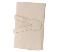 DECOMELODY PU Folding Makeup Brush Storage Bag Slot Portable Cosmetic Tool Pouch Rolling Case Lightweight Organizer for Travel and Daily Use
