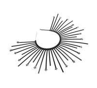 DECOMELODY Radiant Crown Headband for Party Mary Crown Design Goddess Hair Clasp Decorative Headband for Women for Cosplay Photo Prop