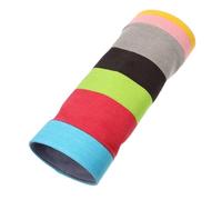 DECOMELODY Rainbow Small Pet Tunnel Hideout for Hamsters and Squirrels Collapsible Canvas Tube for Exercise Play and Cozy Nest Space-saving Colorful Habitat Accessory for Dwarf Hamsters and