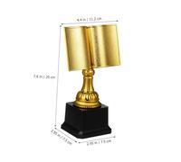 DECOMELODY Reading Competition Trophy Compact Prize Award for Students Inspiring Reading Motivation Decorative Desktop Award Gift for Book Lovers