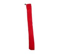 DECOMELODY Red Drawstring Flagpole Protective Cover for Car Suction Cup Flag Holder Portable Travel Bag Shielding Pole from Scratches and Dents Secure Closure Storage Pouch for Vehicle Use