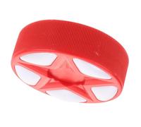 DECOMELODY Red Roller Hockey Ball Indoor Outdoor Training Puck for Stick Handling Skill Development Official and Weight for All Skill Levels