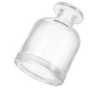 DECOMELODY Refillable Empty Aromatherapy Bottle for Essential Oils Glass Diffuser Container for Home Office Car Portable DIY Perfume Storage Transparent Sturdy Fragrance Jar