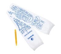 DECOMELODY Reflexology Acupressure Socks with Massaging Stick Set, Elastic Therapy Socks for Women, Pain Relief and Circulation Improvement, Suitable for Home Massage and Relaxation