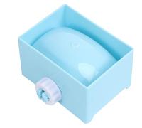 DECOMELODY Removable Pet Food Bowl for Cage Feeding Stable and Safe Square Bowl Made of Plastic and Stainless Steel Suitable for Puppy and Parrots for Rabbit and Small Animals