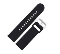 DECOMELODY Replacement Silicone Watch Strap Band for Solar Watch Active Edition 22Mm Black Lightweight Wristband for Sports and Daily Wear