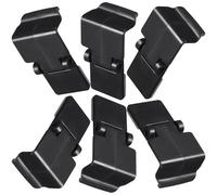 DECOMELODY Reptile Feeding Tank Buckle 6pcs Versatile Lock Clips for Small Turtle Vivarium Rainforest Breeding Box Safety 1.85x1.14x0.98 Inch