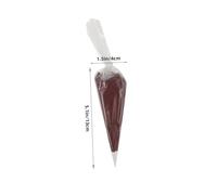 DECOMELODY Resin Cream Bag Charms DIY Craft Decorations for Phone Case Making Delicate Whipped Cream Glue Adornments in White Violet Chocolate Black for Handmade Accessories