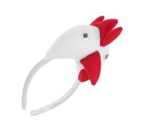 DECOMELODY Rooster Headband for Easter Hair Band Comfortable Cosplay Accessory for Birthday Jungle Theme and Photo Props