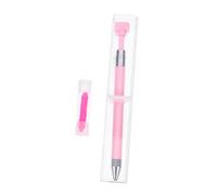DECOMELODY Rotatable Diamond Drawing Pen with Pink Soft Wax and Manicure Dotting Tool Set for Nail Art and Diamond Picture Craft Supplies