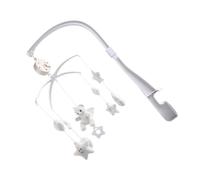 DECOMELODY Rotating Crib Mobile with Music Bell Safe Hanging Cot Mobile for Newborns Visual Stimulation and Motor Skill Development Unique Cartoon Decoration for Boys and Nursery