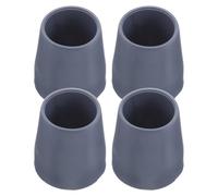 DECOMELODY Rubber Non Slip Foot Covers 4Pcs Replacement Tips for Bath Chair and Walking Cane Feet Suitable for Bathroom Safety