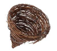 DECOMELODY Rustic Cornucopia Basket Fall Table Centerpiece Autumn Thanksgiving Decor Harvest Horn of Plenty Decorative Basket for Home and Party Desktop Display