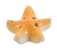 DECOMELODY Sea Creature Ceramic Six Hole Ocarina C Key Boys and Girls Musical Instrument Student Wind Flute Beginner Beach Party Favor Traditional Flute Instrument