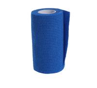 DECOMELODY Self- Elastic Wrap Breathable Non-Woven Sports Tape for Ankle Knee Wrist Compression and Pet Wound Care Blue Extra Large