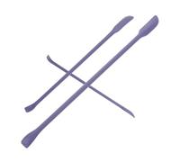 DECOMELODY Silicone Makeup Spatula Set Mini Beauty Spatulas 3pcs with Double-ended Design, Resistant to Break and Versatile Use and Use for for Daily and On-the-go Use Daily On-the-go