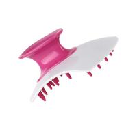 DECOMELODY Silicone Scalp Scrubber Brush for Hair Shampoo and Scalp Massage Lightweight Silicone Material Portable Dandruff Control and Blood Flow Stimulating Bathing Massage Brush for Home