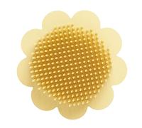 DECOMELODY Silicone Scrubber Bath Brush for Shower with Skin Friendly Bristles and Skid Handle Practical Body and Head Massage Tool for Gentle Cleaning and Foaming Bath Essentials