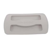 DECOMELODY Silicone Toaster Upper Cover Simple Kitchen Bread Maker Lid Protective Dustproof Gray for Toasters Extend Appliance Life Practical Breakfast Maker Accessory