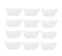 DECOMELODY Silk Neck Mask Sheets 100pcs White Invisible Hydrating Toner Mask Paper for Sensitive Skin Diy Spa Care Treatment