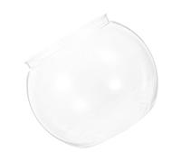 DECOMELODY Small Aquarium Plastic Fish Bowl Gold Fish Tank Kit Unbreakable Antidrop Performance High Transparency Plastic 5.50x5.50x4.52in for Office Relaxation and Living Rooms